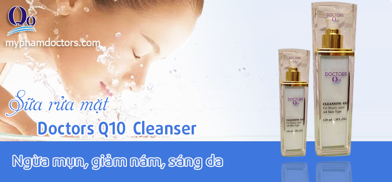 sua rua mat ngan ngua mun giam nam lam sang da white doctors1 Sữa rửa mặt y học White Doctors Cleanser ngừa mụn, giảm nám, sáng da