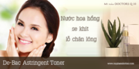 Toner – chìa khóa cho làn da sạch mịn màng
